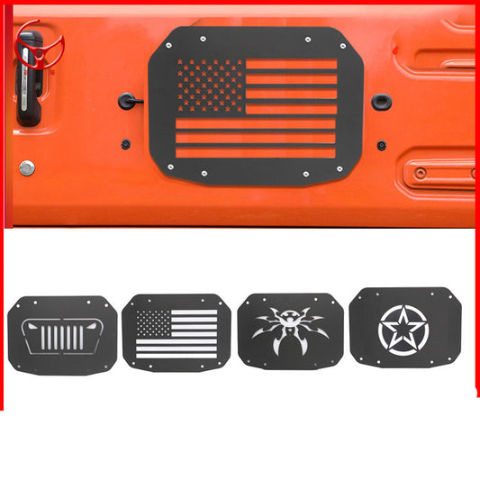 Jeep Wrangler Modified Rear Tailgate Trim Plate