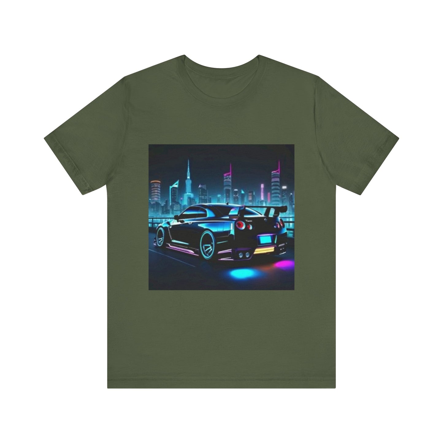 "Skyline GTR" Neon Cyberpunk Short Sleeve Tee