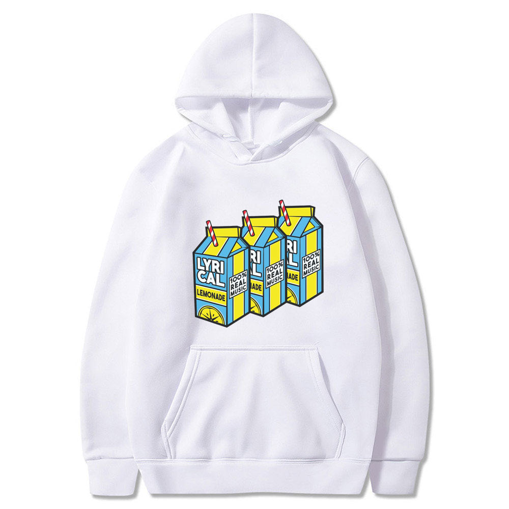 100% Lyrical Lemonade Music Loose hooded sweatshirt