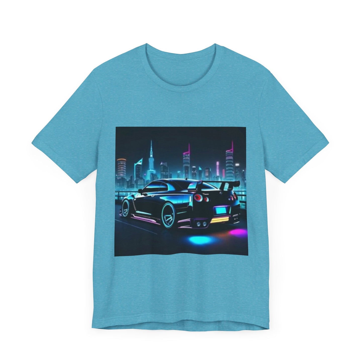 "Skyline GTR" Neon Cyberpunk Short Sleeve Tee