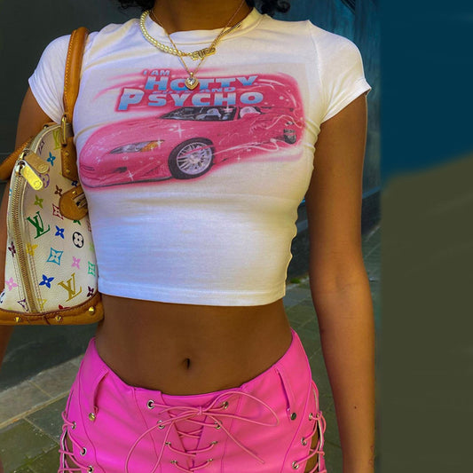 Hotty Psycho S2000 crop top