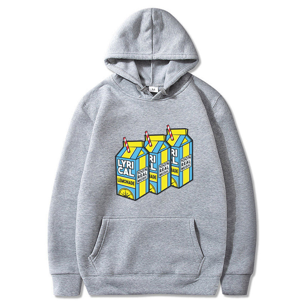 100% Lyrical Lemonade Music Loose hooded sweatshirt