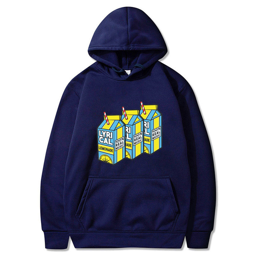 100% Lyrical Lemonade Music Loose hooded sweatshirt