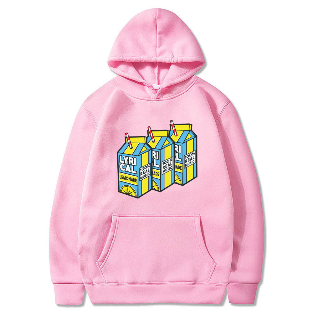 100% Lyrical Lemonade Music Loose hooded sweatshirt