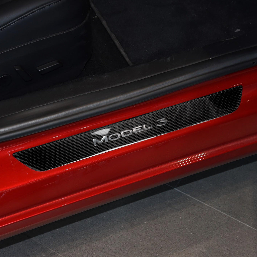 Tesla Model 3 Carbon Fiber Door Trim