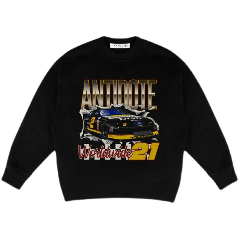 Antidote Retro Nascar Print Sweater