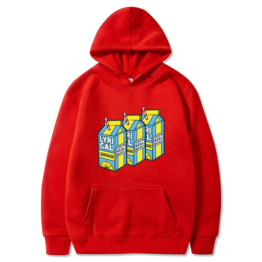 100% Lyrical Lemonade Music Loose hooded sweatshirt