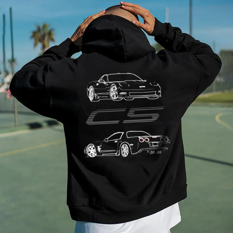 Corvette C5 / BMW M3 Printed Hoodie