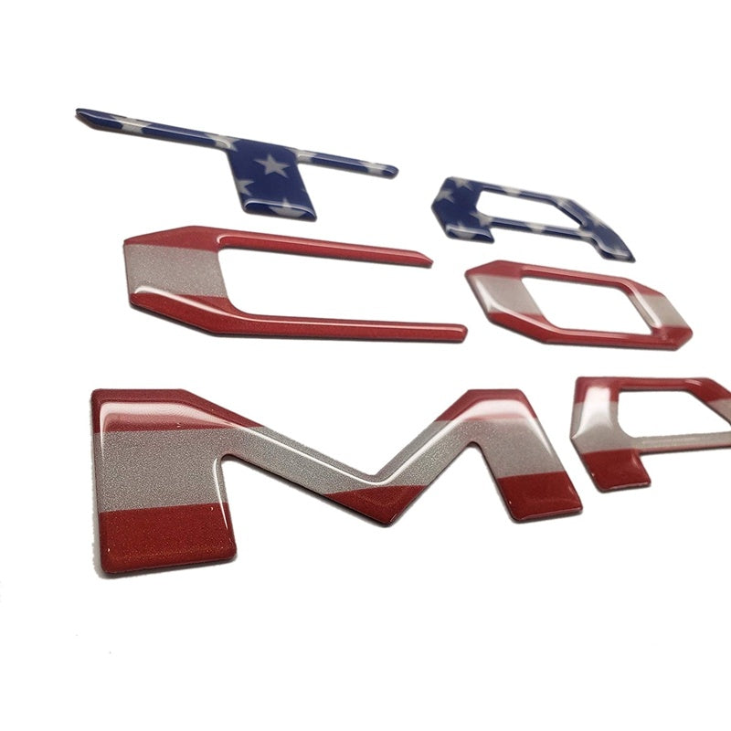 Tacoma Pickup Truck Tail Box 3D Car Labeling USA print