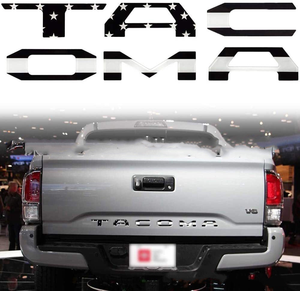 Tacoma Pickup Truck Tail Box 3D Car Labeling USA print