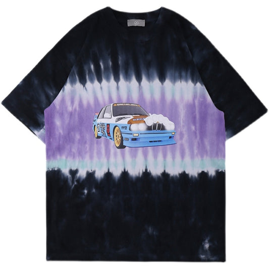 BMW Time Attack Tie-Dye Retro T-Shirt